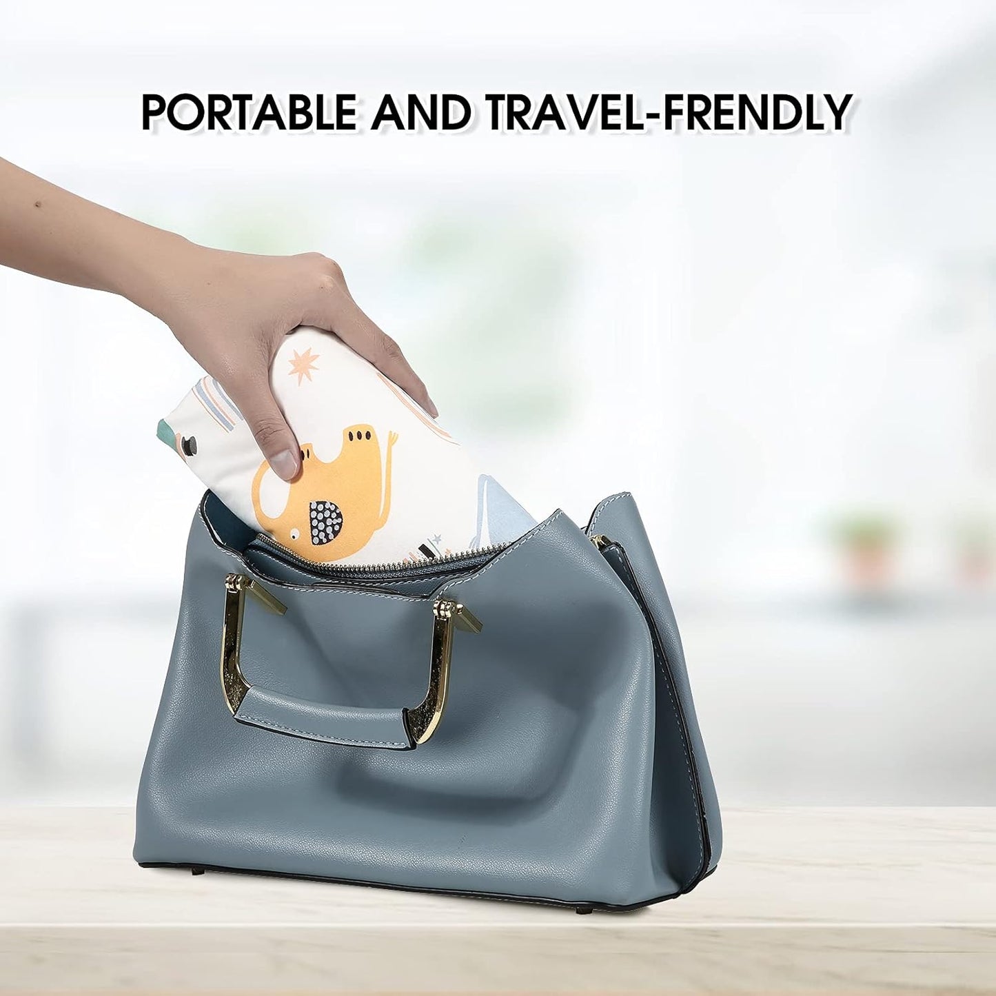 Baby Diaper Changing Pad, 21 5/8" x 31.5" Waterproof Changing Pad Liners - Reusable Soft and Absorbent Portable Changing Mat(Flower1PCS)