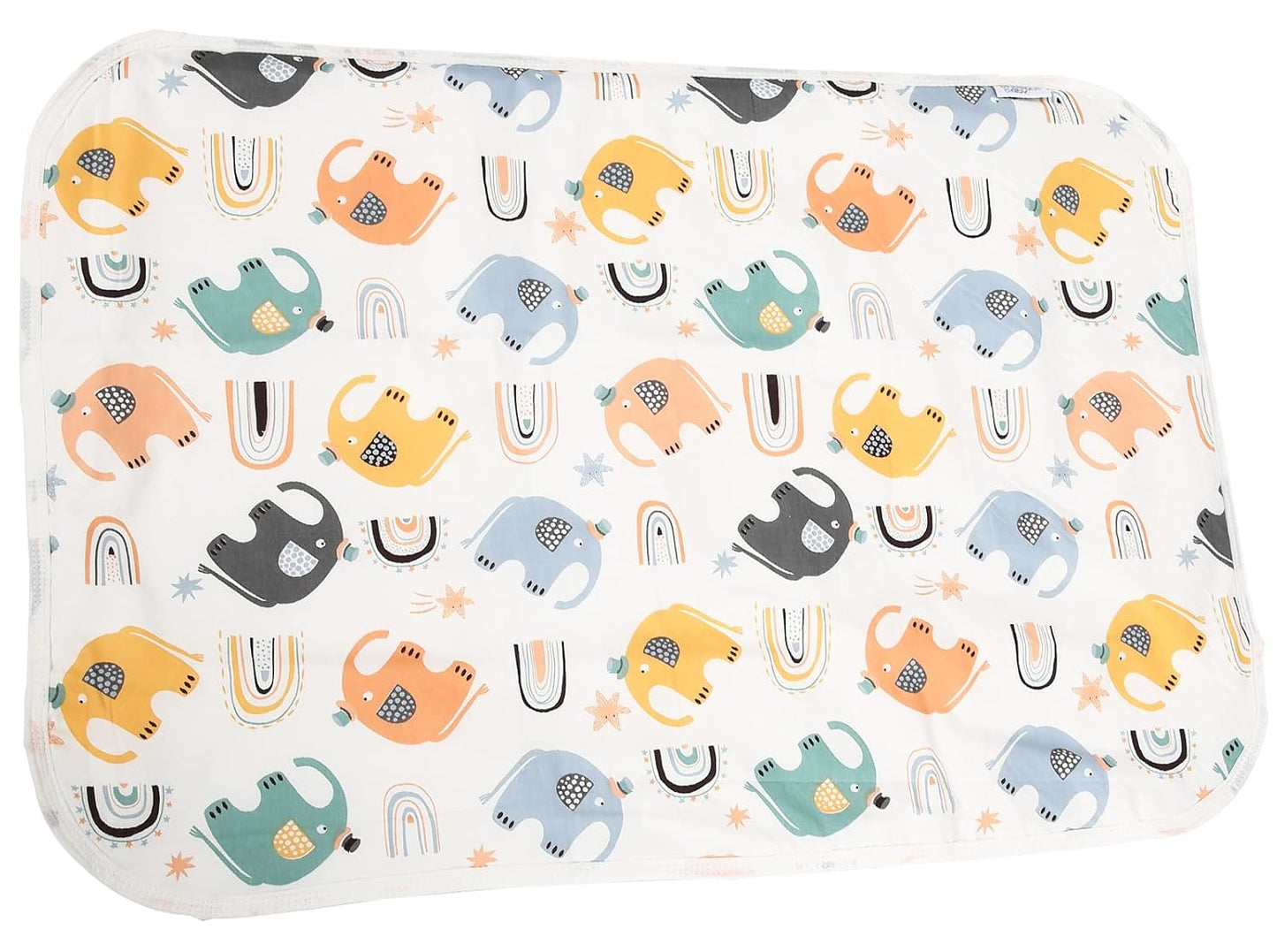 Baby Diaper Changing Pad, 21 5/8" x 31.5" Waterproof Changing Pad Liners - Reusable Soft and Absorbent Portable Changing Mat(Flower1PCS)